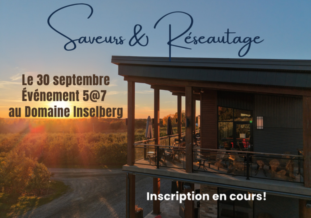 Événement Saveurs & Réseautage
